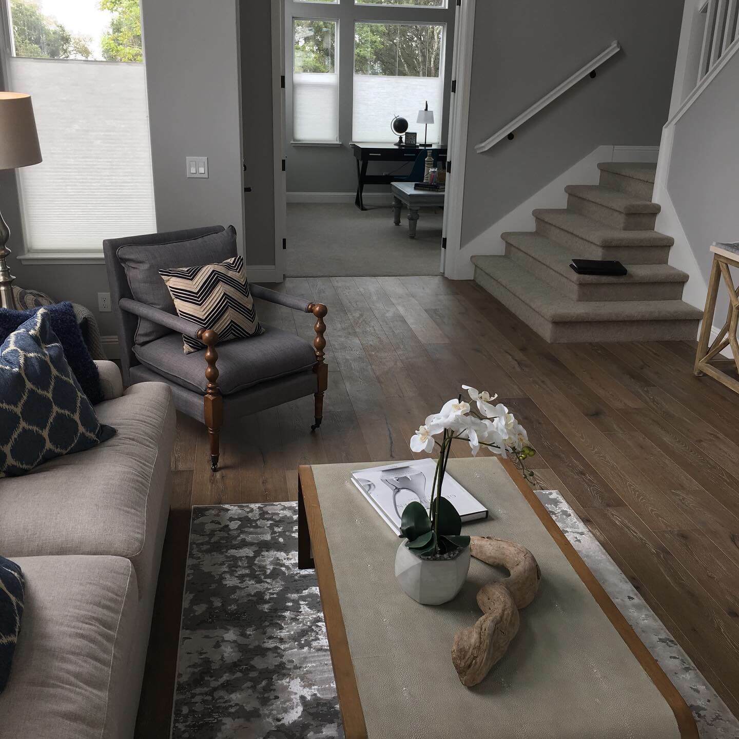 Living room hardwood floor | Rugworks